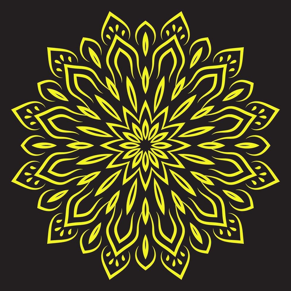 mandala kunst voor ontwerp wijnoogst achtergrond,decoratie, vector