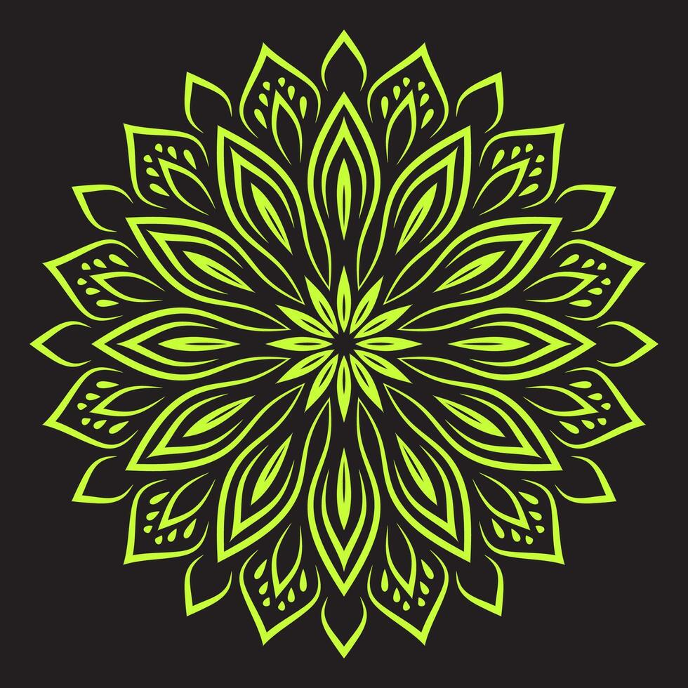 mandala kunst voor ontwerp wijnoogst achtergrond,decoratie, vector