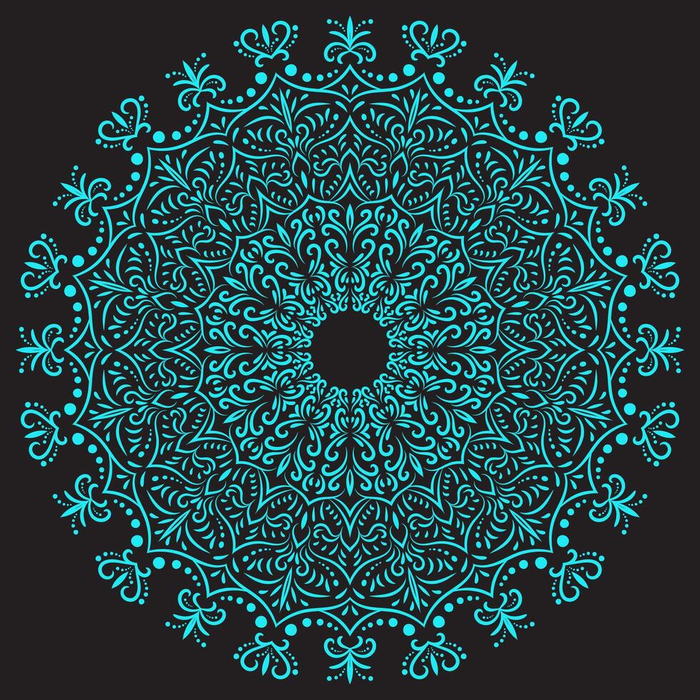 mandala kunst voor ontwerp wijnoogst achtergrond,decoratie, vector