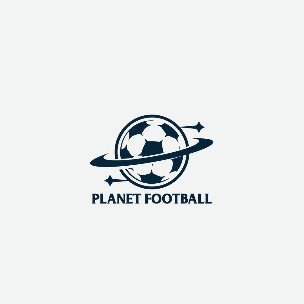 planeet Amerikaans voetbal logo vector