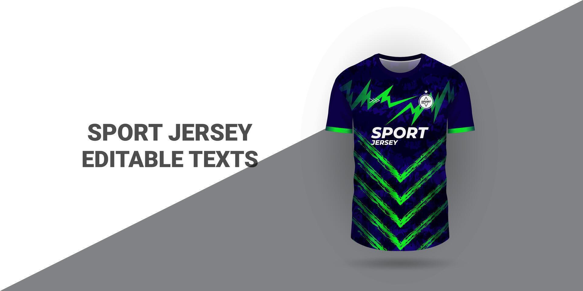 sport- Jersey sjabloon sport- t-shirt ontwerp sport- Jersey ontwerp uniform concept vector