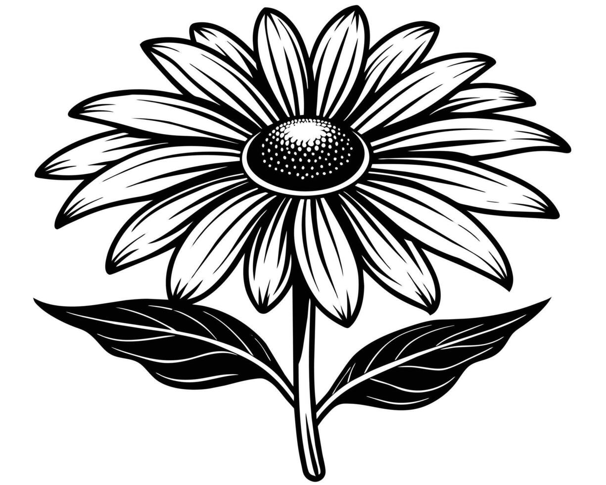 mooi weelderig dahlia bloem illustratie vector
