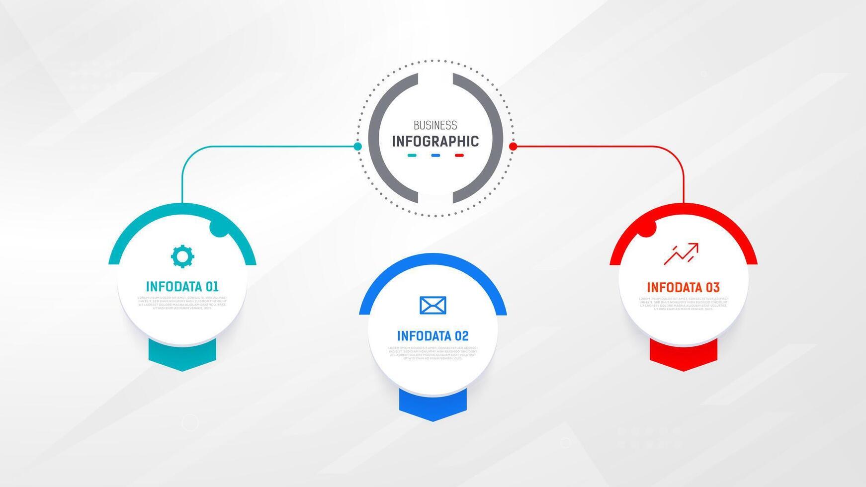 drie stap infographic etiket ontwerp sjabloon met lijn pictogrammen. werkwijze stappen diagram, presentaties, workflow lay-out, banier, stromen grafiek, info diagram illustratie. vector