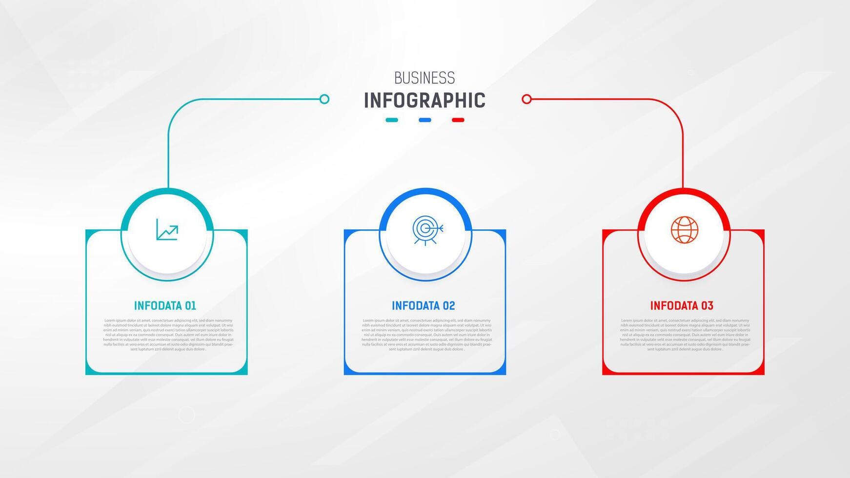 drie stap infographic etiket ontwerp sjabloon met lijn pictogrammen. werkwijze stappen diagram, presentaties, workflow lay-out, banier, stromen grafiek, info diagram illustratie. vector