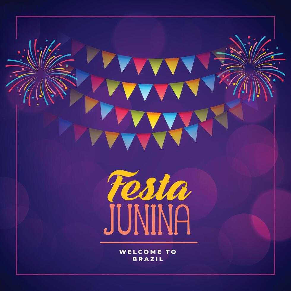 festa Junina evenement viering vakantie achtergrond vector