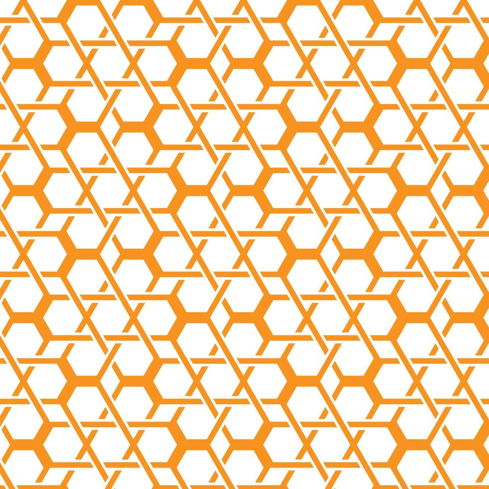 overlap zeshoek naadloos patroon perfect voor achtergrond of behang vector