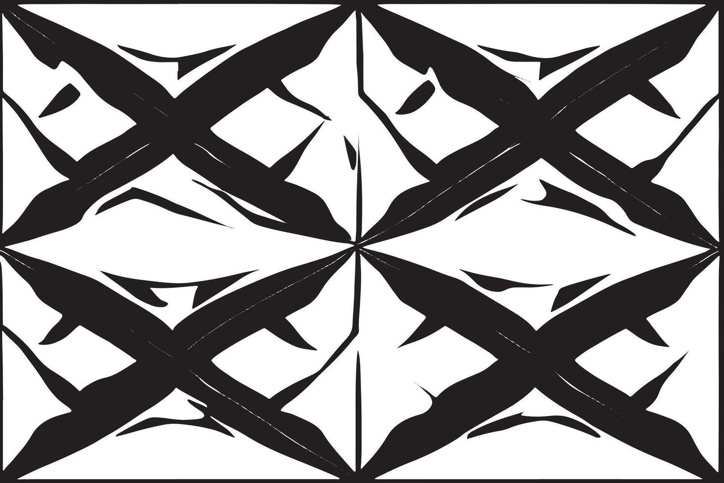 zwart naadloos structuur patroon Aan wit achtergrond, het kan worden gebruik voor achtergrond of voor structuur naar afdrukken of reclame gebruiken. vector
