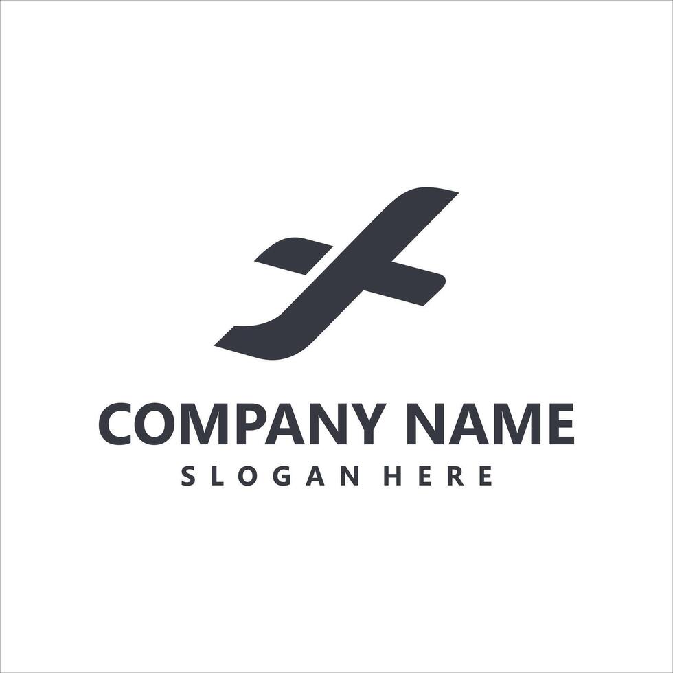 vlucht gemakkelijk plan icoon logo ontwerp vector
