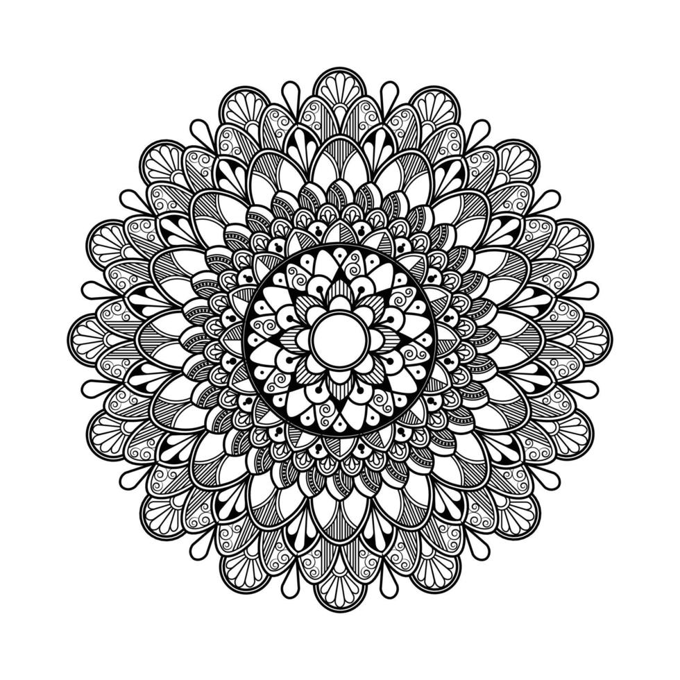 Indiase mandala ontwerp vector