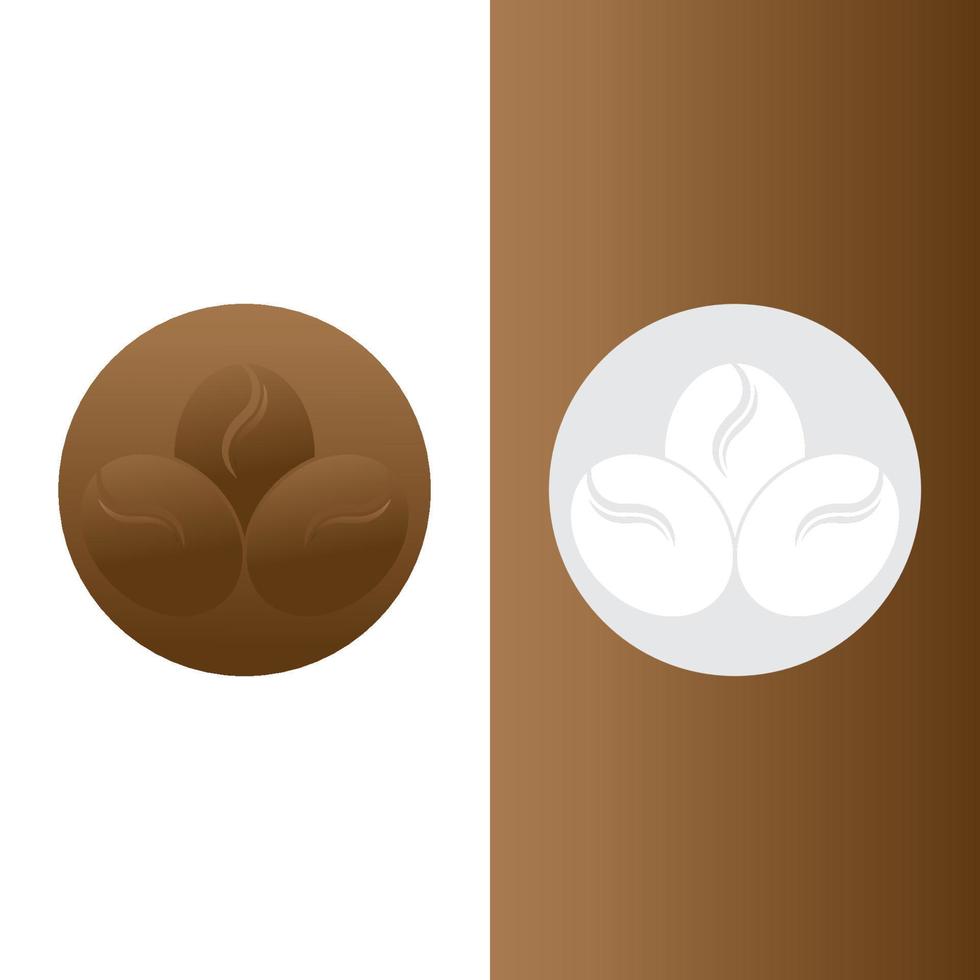 koffieboon pictogram vector