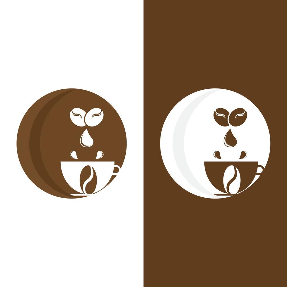 koffieboon pictogram vector