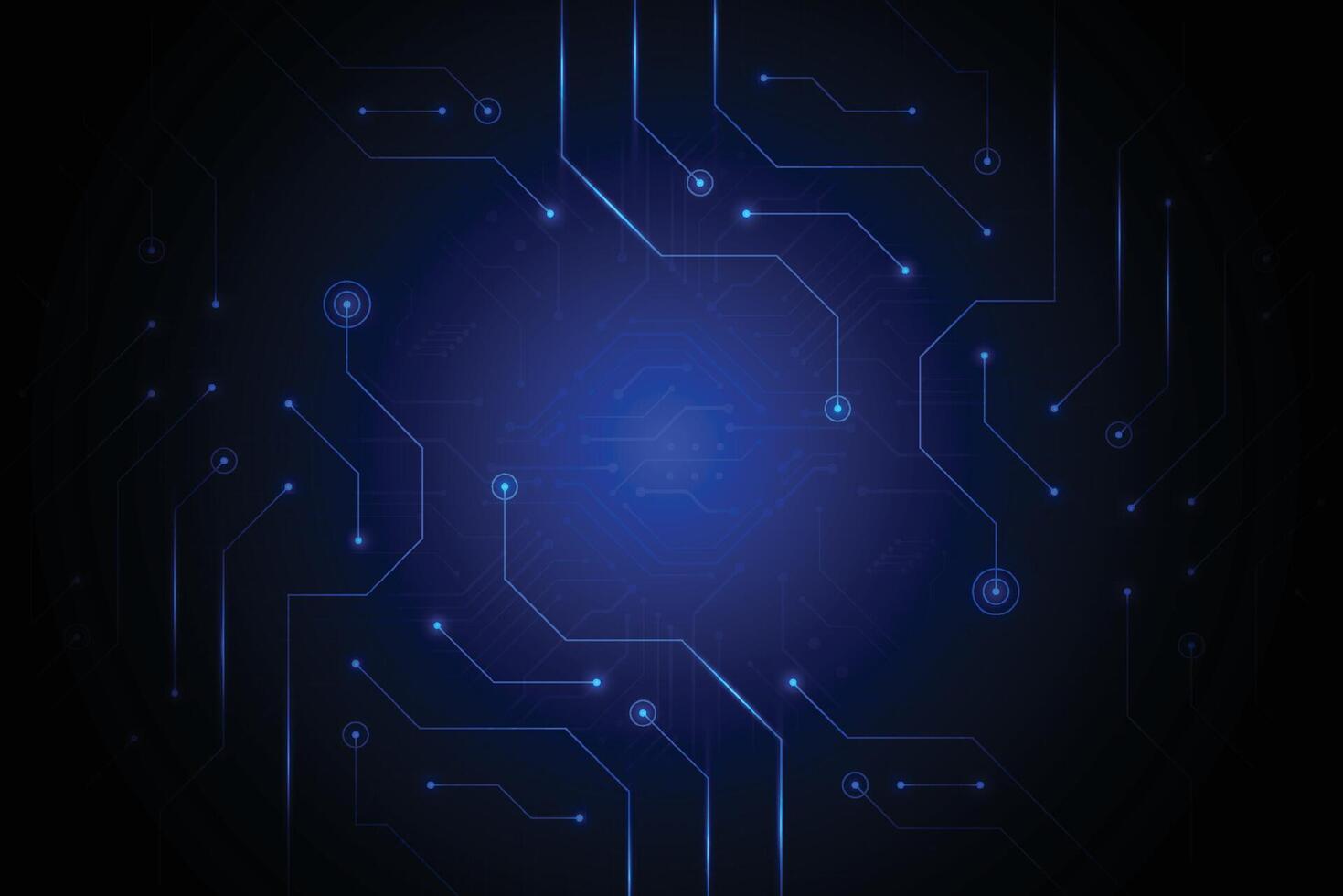 abstract achtergrond met technologie stroomkring bord textuur. kunstmatig intelligentie- elektronisch bord. communicatie en bouwkunde concept vector