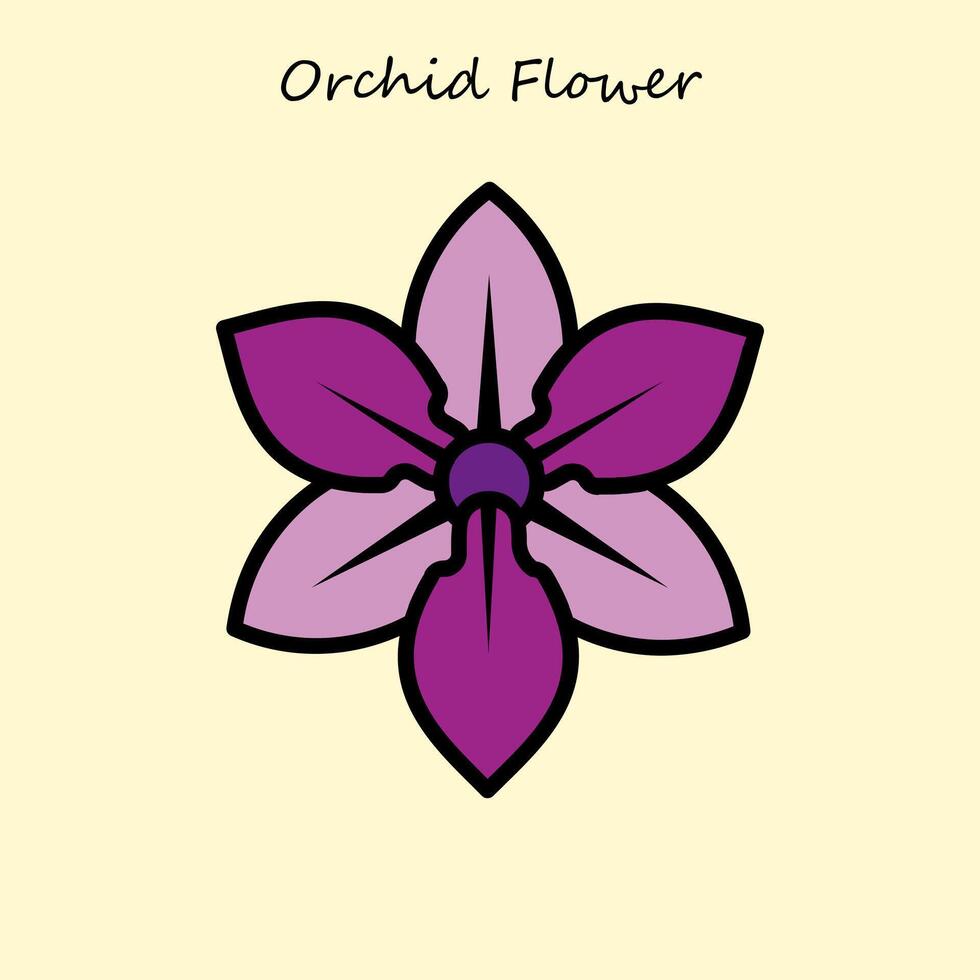 orchidee bloem illustratie vector