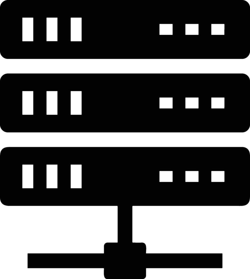 opslagruimte gegevens icoon symbool beeld voor databank illustratie vector