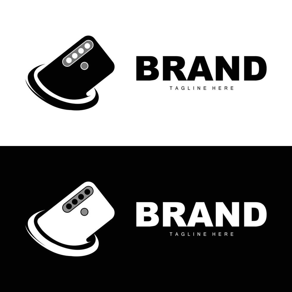 smartphone logo, modern elektronica, smartphone winkel ontwerp, elektronisch goederen vector