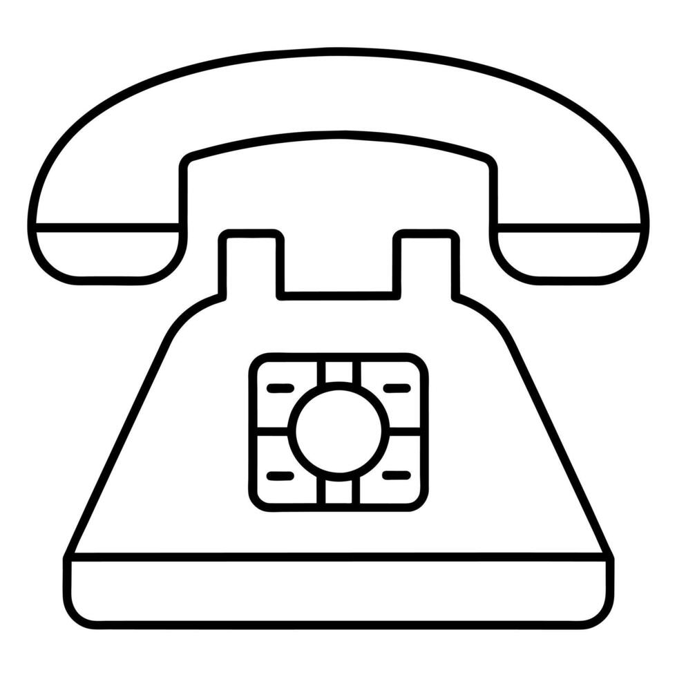 telefoon icoon vlak stijl illustratie vector