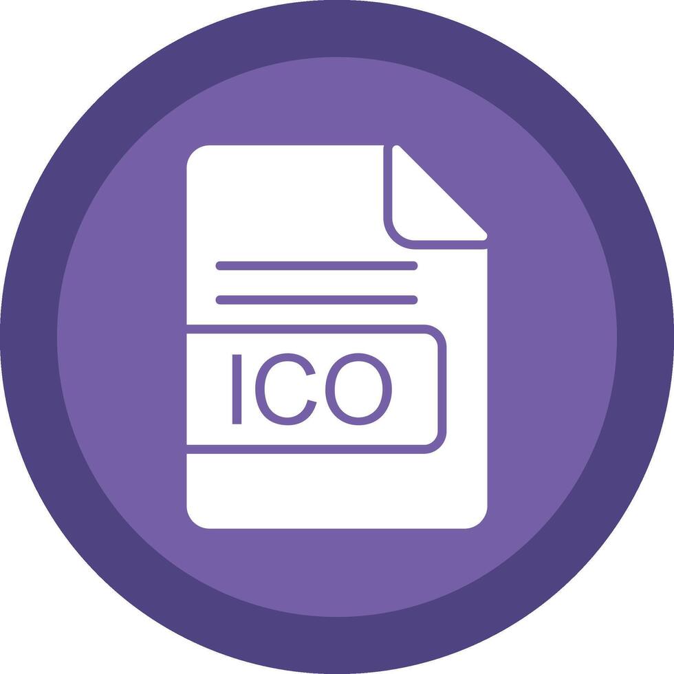 ico het dossier formaat glyph ten gevolge cirkel icoon ontwerp vector