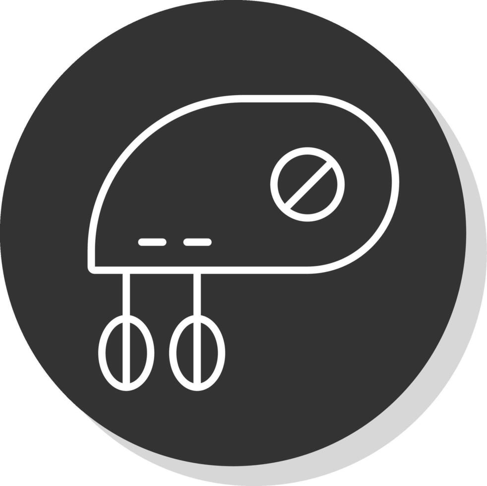 menger glyph ten gevolge cirkel icoon ontwerp vector