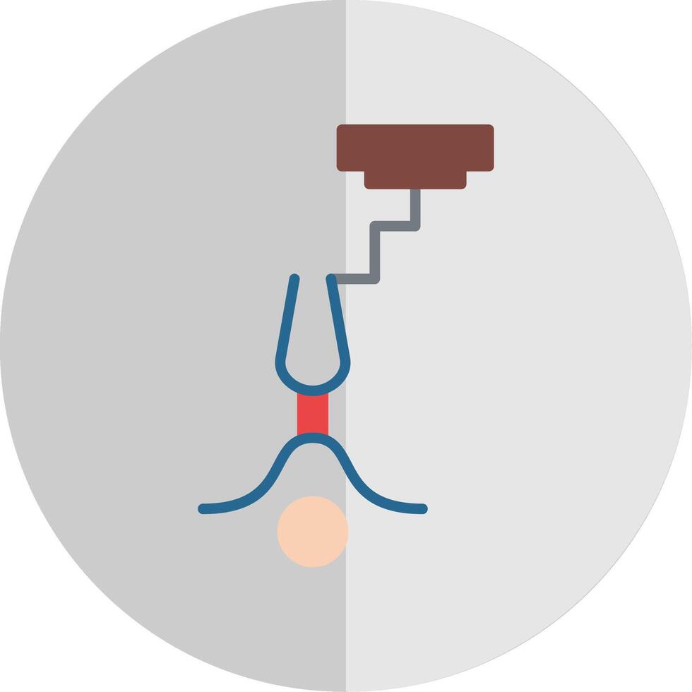 bungee jumping vlak schaal icoon ontwerp vector