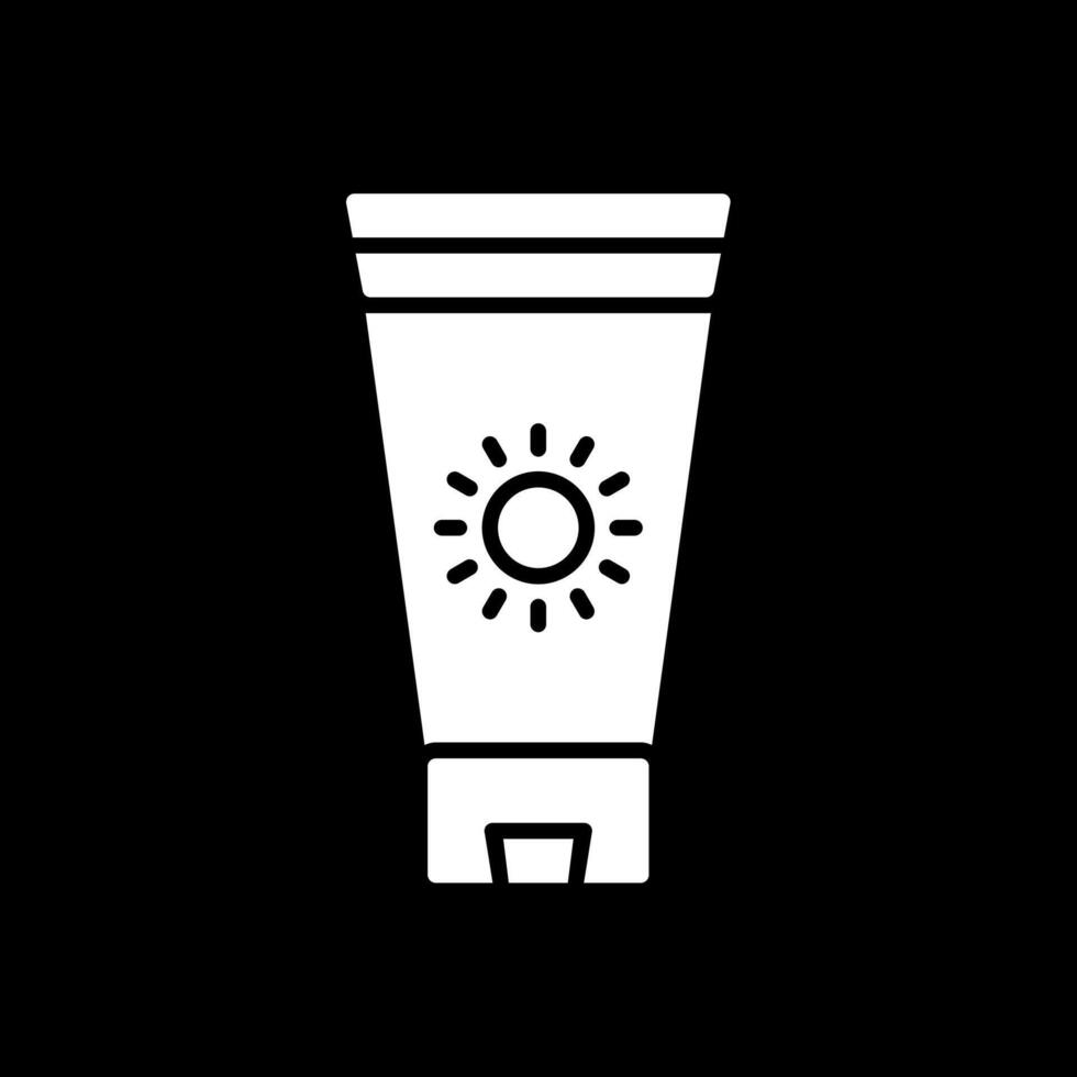 sunblock room glyph omgekeerd icoon ontwerp vector