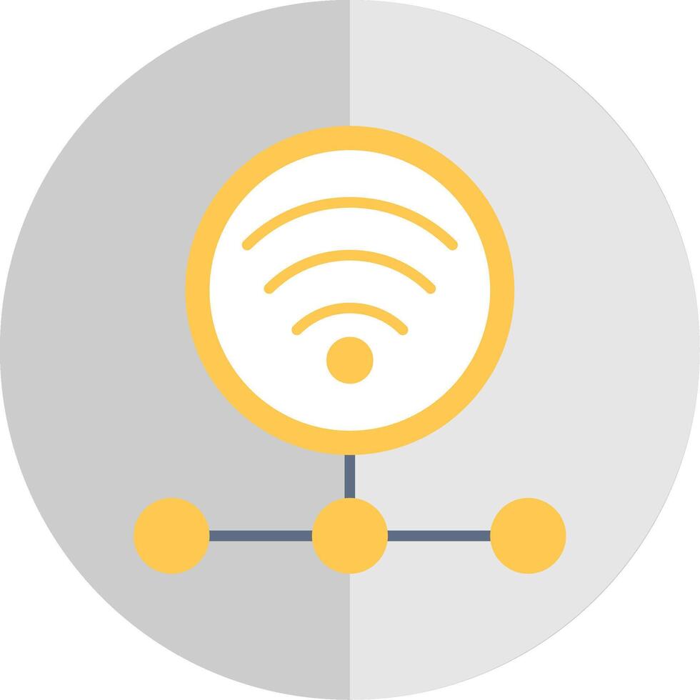internet verbinding vlak schaal icoon ontwerp vector