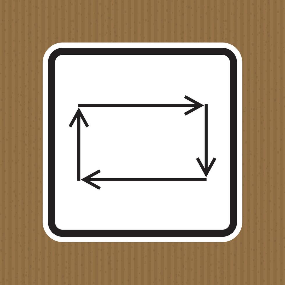 automatische cyclus symbool teken, vector illustratie, isoleren op witte achtergrond label. eps10