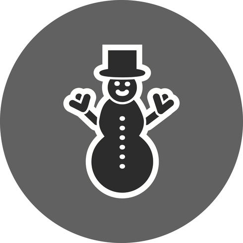 Sneeuwpop Vector Icon