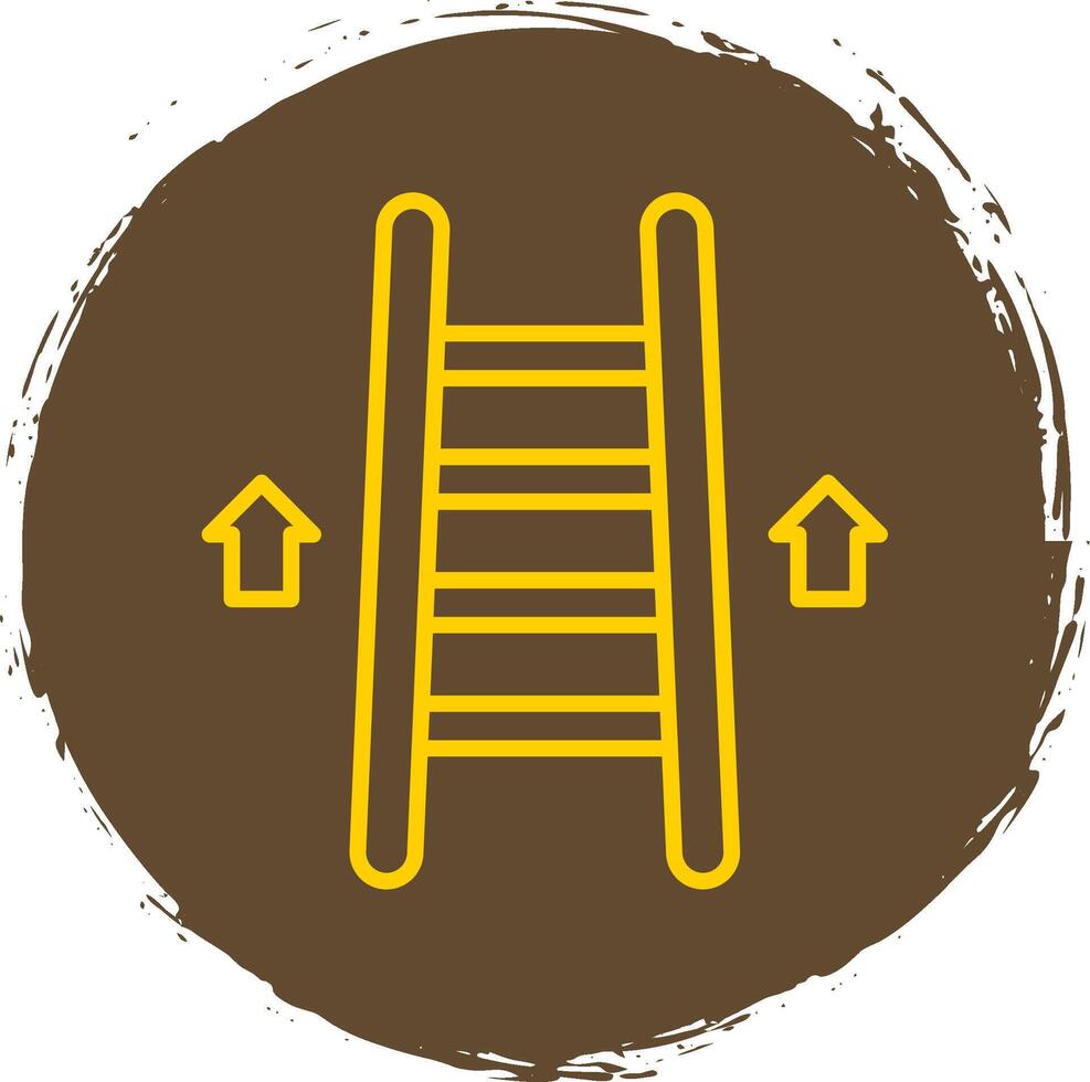 ladder lijn helling icoon ontwerp vector