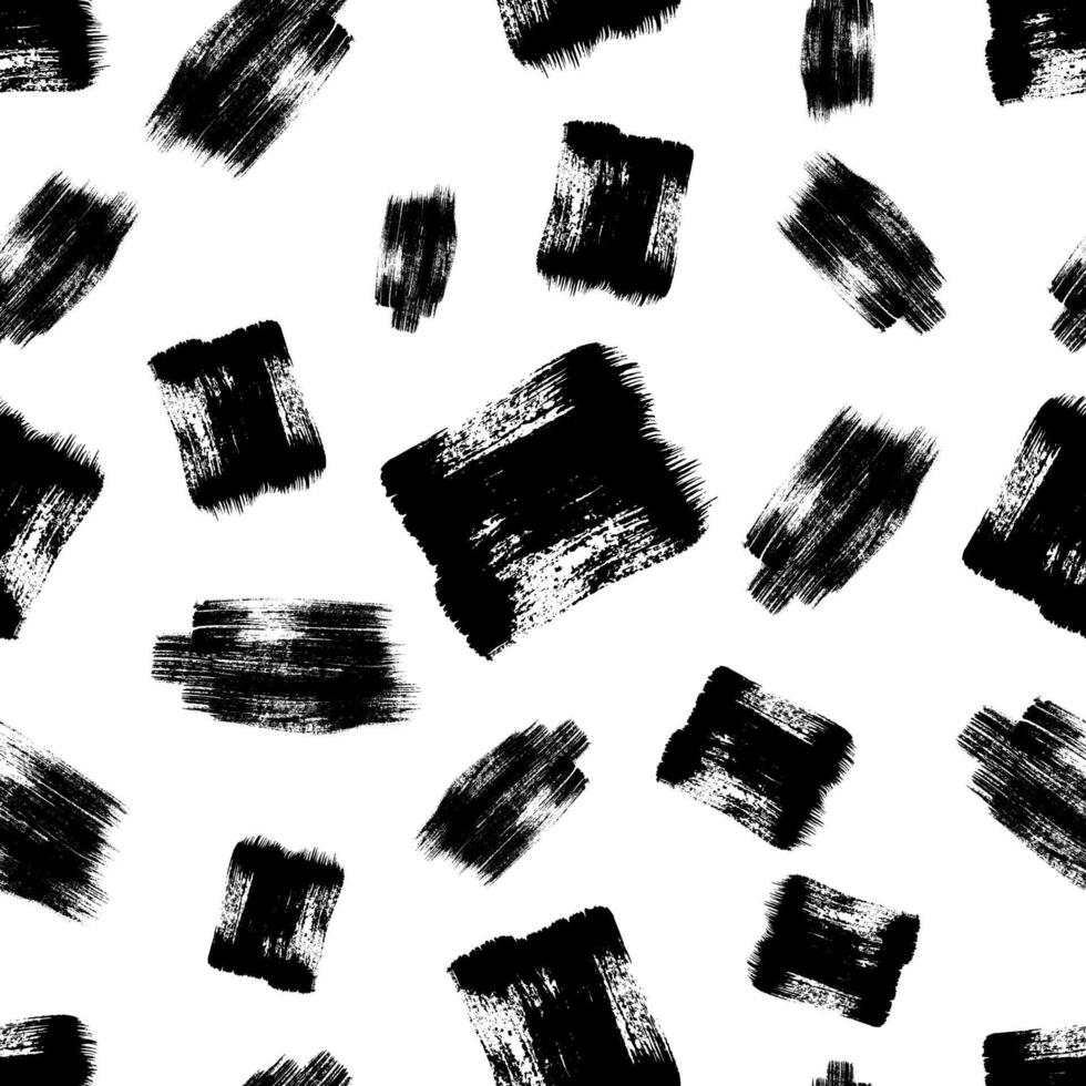 naadloos patroon met hand- getrokken kattebelletje uitstrijkjes vector