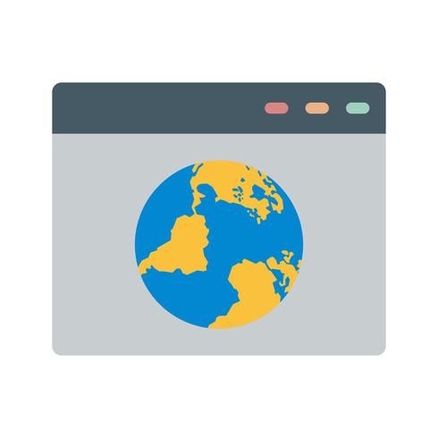 Vector browser pictogram