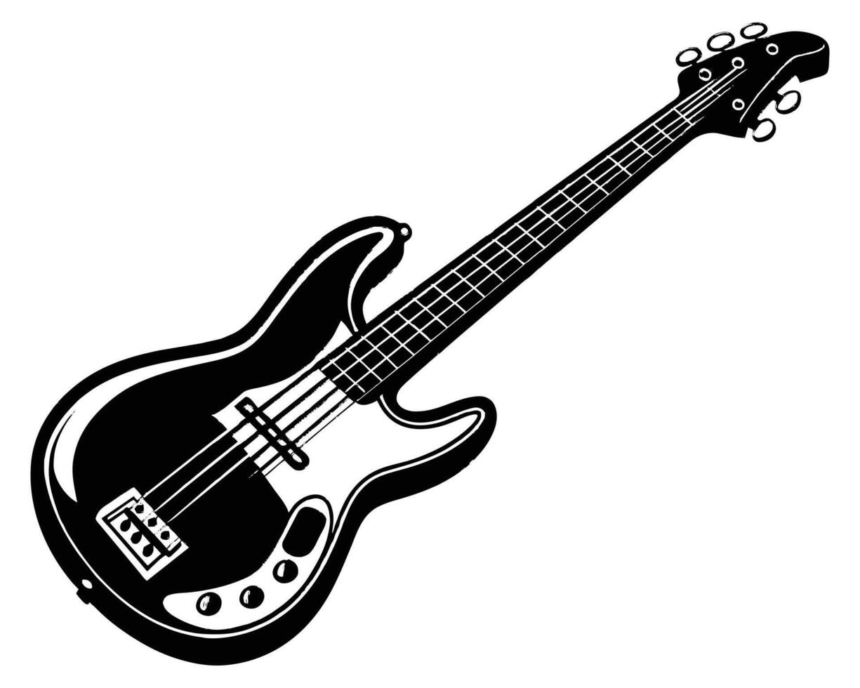 elektrisch gitaar icoon vector