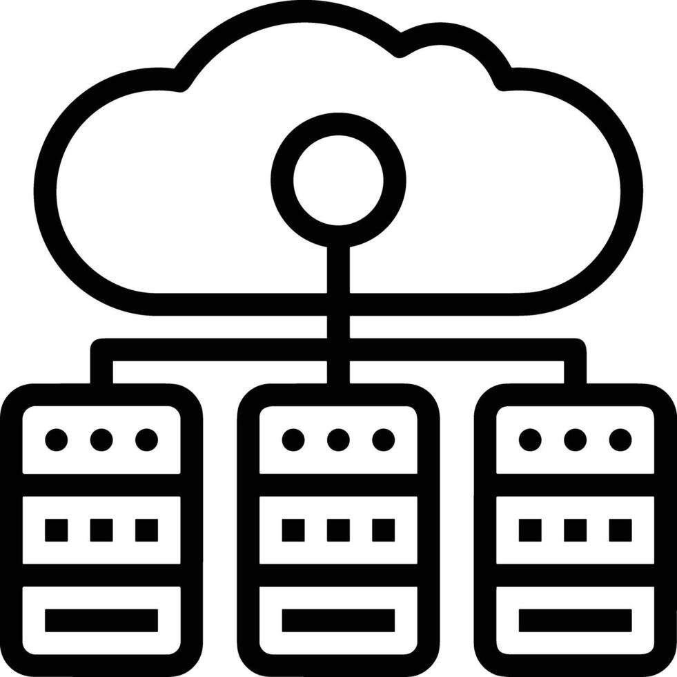 opslagruimte gegevens icoon symbool beeld vector