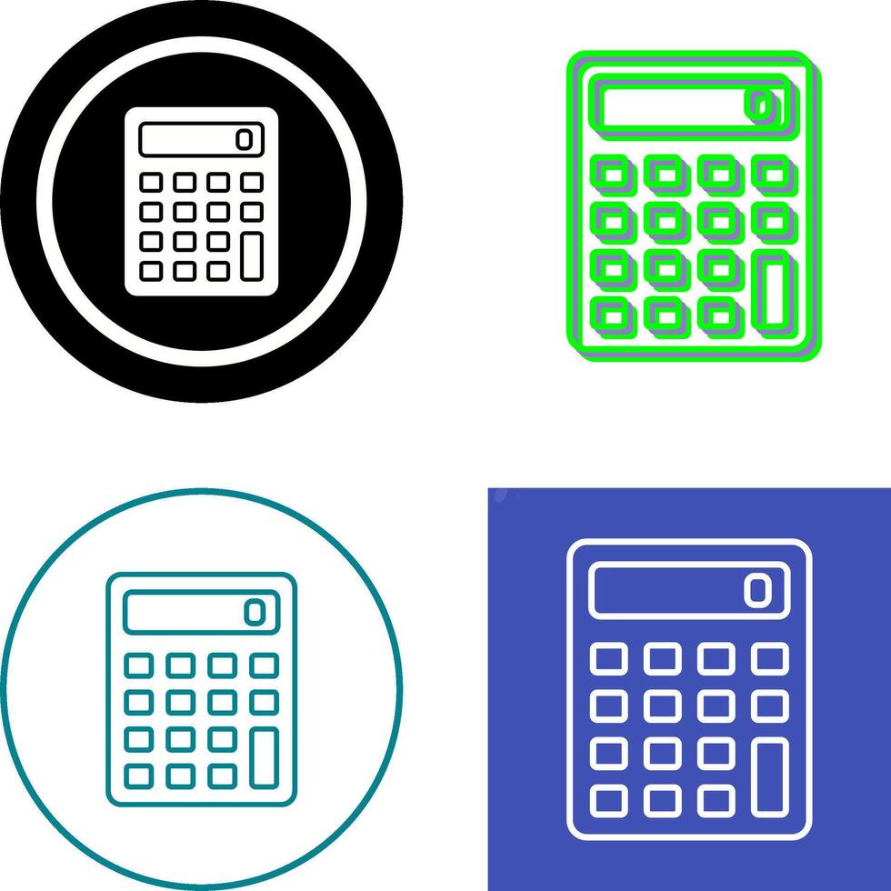 rekenmachine pictogram ontwerp vector