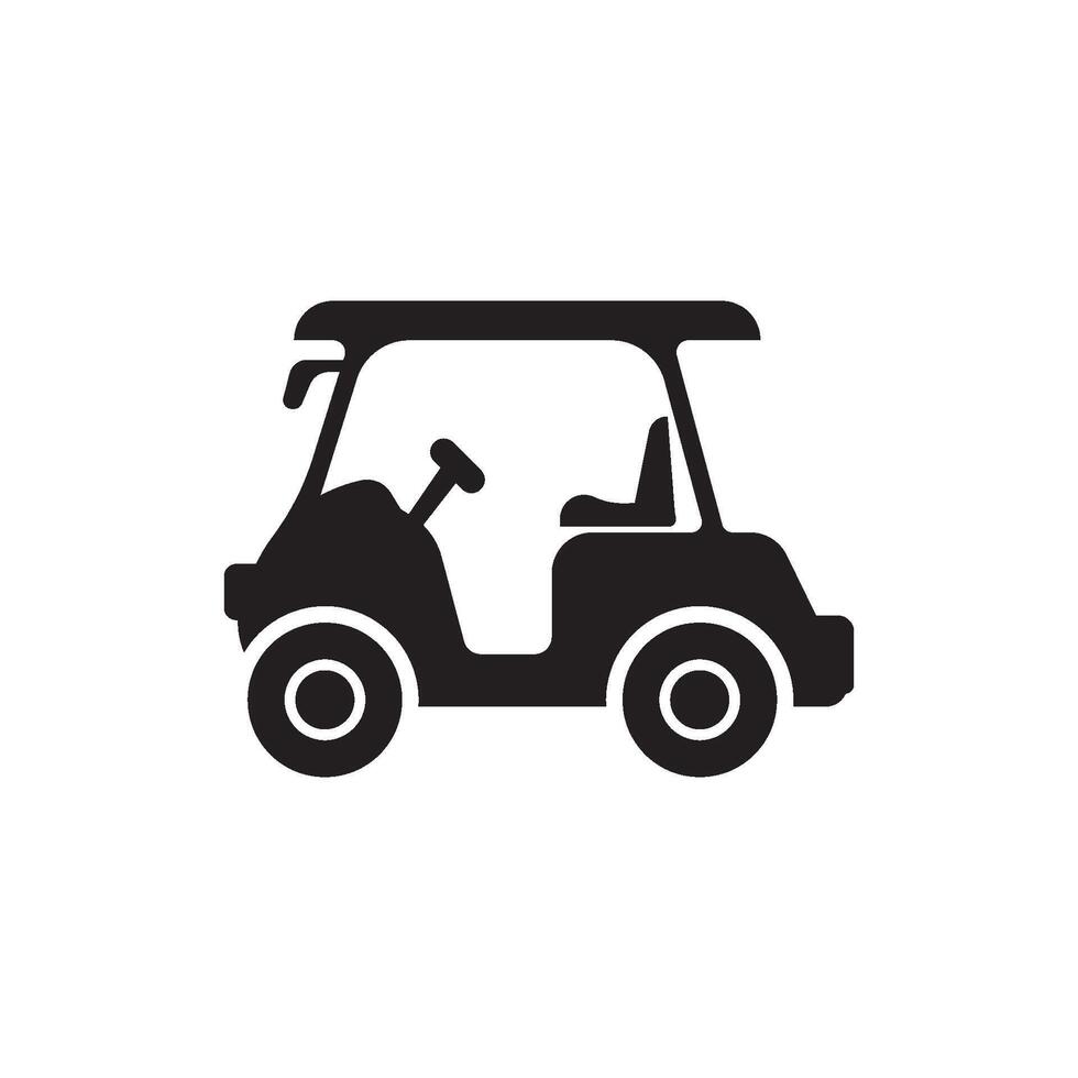 golf auto logo icoon ontwerp illustratie sjabloon vector