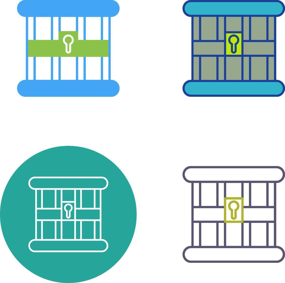 gevangenis icoon ontwerp vector