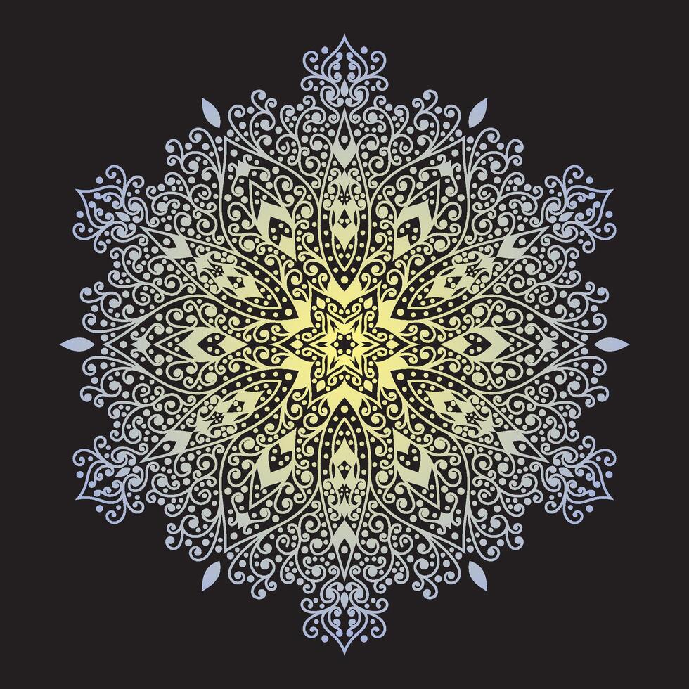 mandala kunst voor ontwerp wijnoogst decoratie, boek omslag, motief, etnisch ontwerp, logo, achtergrond vector