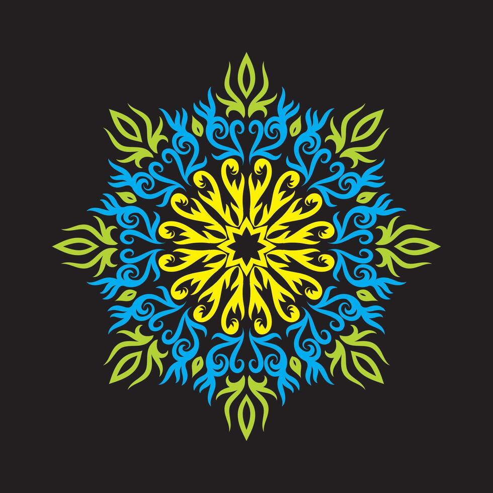 mandala kunst voor ontwerp wijnoogst decoratie, boek omslag, motief, etnisch ontwerp, logo, achtergrond vector