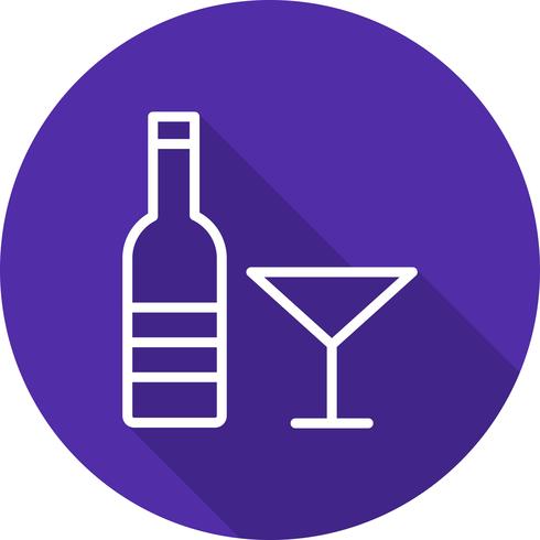 Vector wijn pictogram