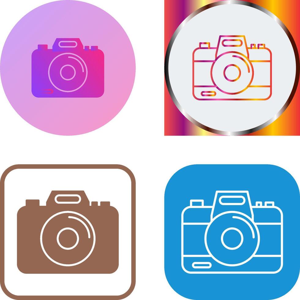 ontwerp camerapictogram vector