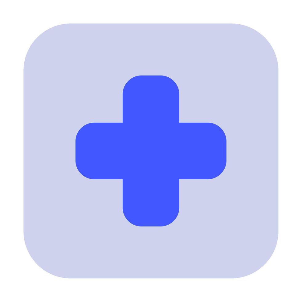 medisch kruis icoon voor web, app, infografisch, enz vector