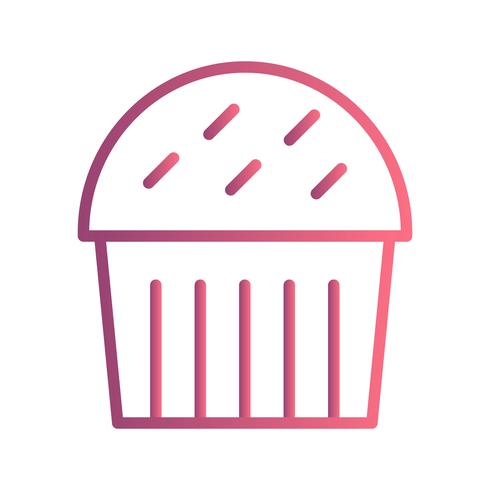 Vector Cupcake pictogram