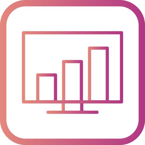 Vector statistieken pictogram