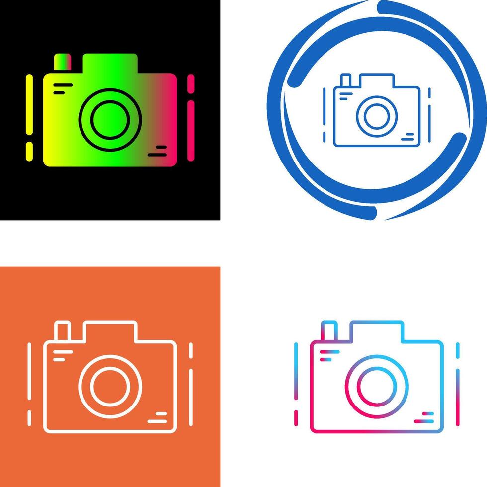 ontwerp camerapictogram vector