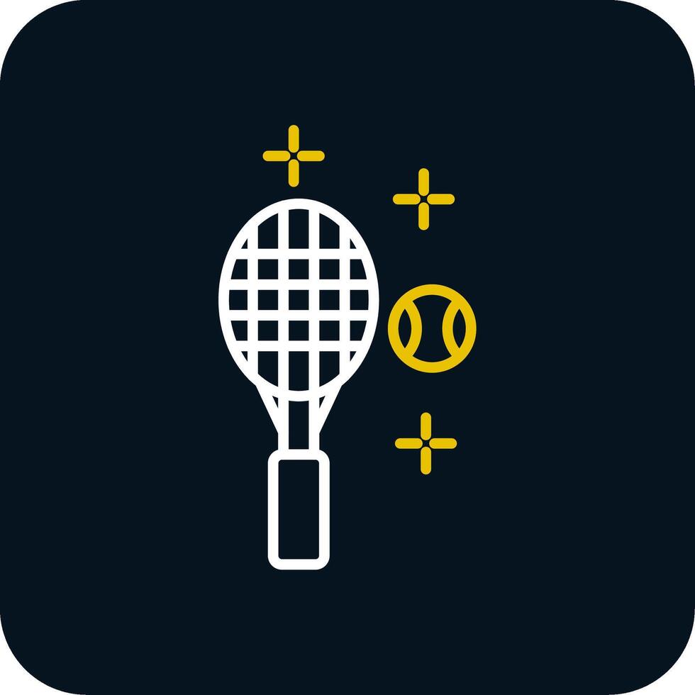 tennis lijn rood cirkel icoon vector