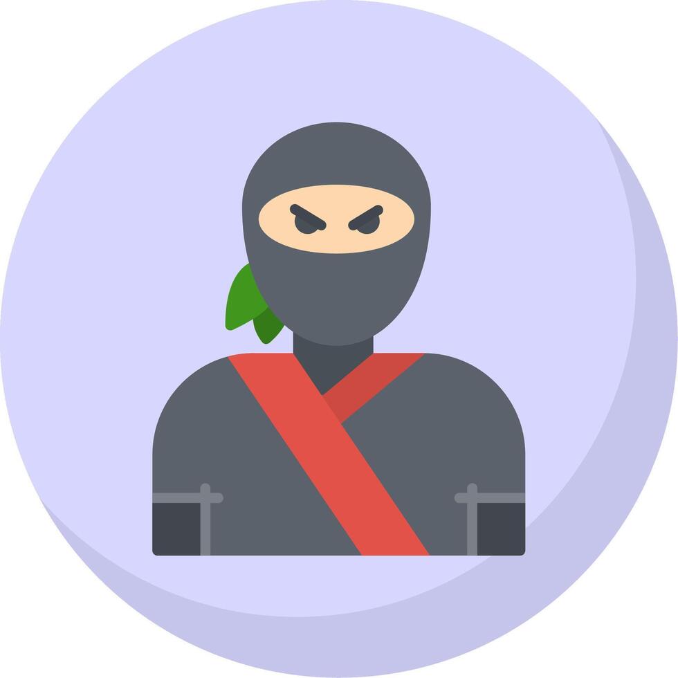 Ninja vlak bubbel icoon vector