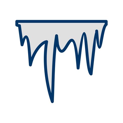 ijspegel vector pictogram