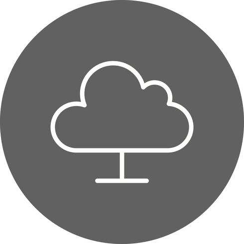 cloud computing vector pictogram