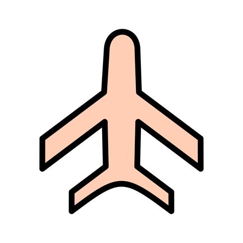 Vector vliegtuig pictogram