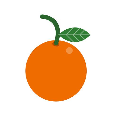 Vector oranje pictogram