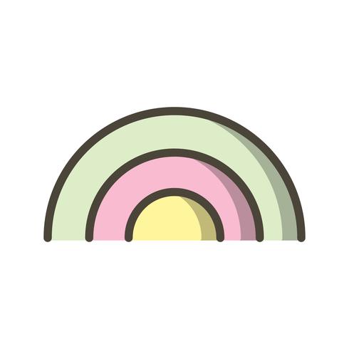 Regenboog Vector Icon